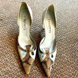 Vigotti Kitten Heels Vintage Size 10